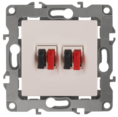 Аудиорозетка двойная ЭРА 12 12-3112-02 Б0027462 Аудиорозетка двойная ЭРА 12 12-3112-02 Б0027462