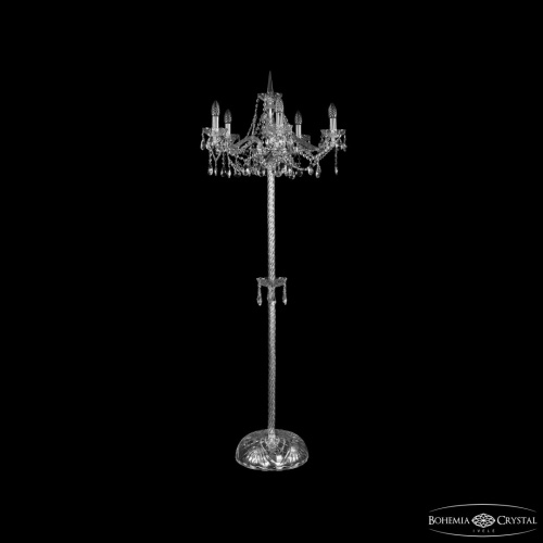 Торшер хрустальный 1413T2/5/200-160 Ni Bohemia Ivele Crystal (Богемия Ивеле Кристалл)