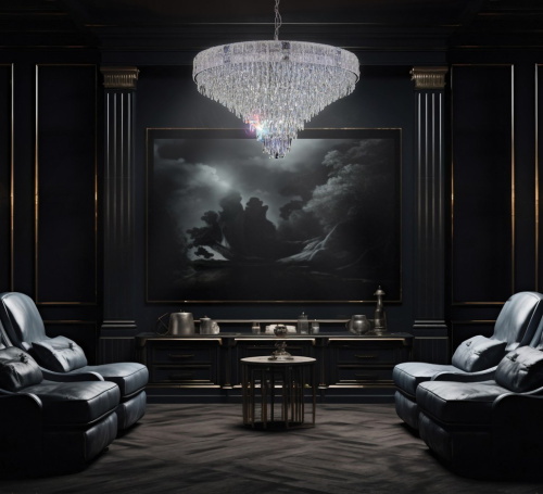 Люстра подвесная Delight Chrome FL1088-27P фото 4 Люстра подвесная Delight Chrome FL1088-27P фото 4