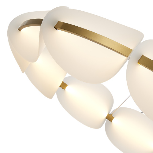 SL1304.203.65 Люстра подвесная ST-Luce Золотистый/Белый LED 1*65W 3000K ETOILE фото 3
