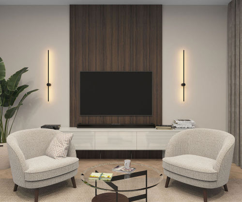 DK5014-BK Бра 1000 мм, 3000К, IP20, 12 Вт, черный, алюминий фото 6