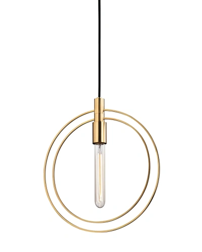 Золотой подвесной светильник "Бекки"