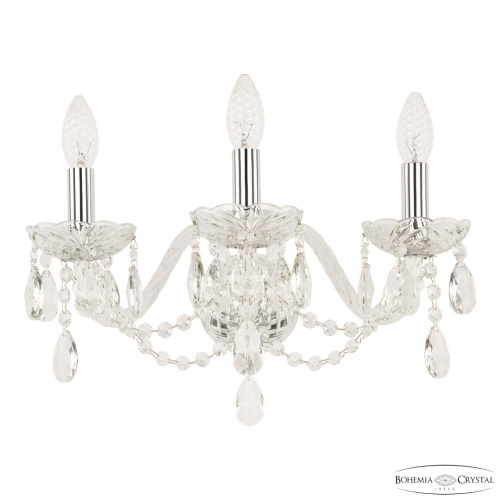 Бра хрустальные 116B/3/165 Ni Bohemia Ivele Crystal (Богемия Ивеле Кристалл)