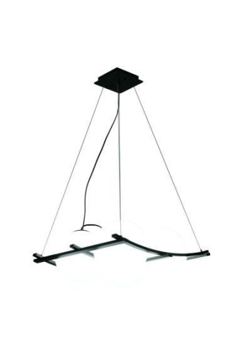 Люстра подвесная Alfa Light F3524-08 White+Black E27*4