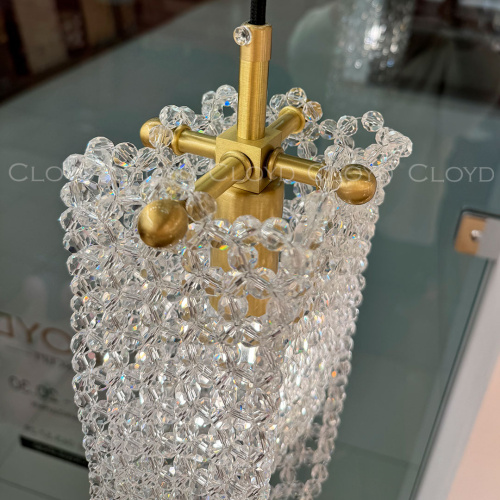 Подвесной светильник Cloyd WITTE P1 / Ø10 см - латунь (арт.11536) фото 2