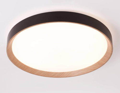 Потолочный светодиодный светильник Ambrella light черный/светлое дерево FZ1326 фото 4