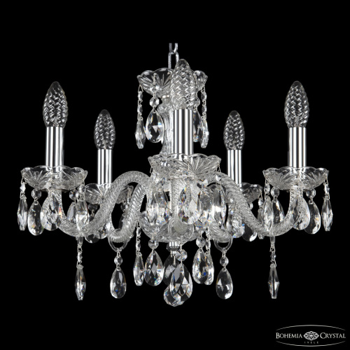 Люстра хрустальная 117/5/141 Ni Bohemia Ivele Crystal (Богемия Ивеле Кристалл) фото 2 Люстра хрустальная 117/5/141 Ni Bohemia Ivele Crystal (Богемия Ивеле Кристалл) фото 2