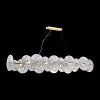 SL1657.213.08 Люстра подвесная ST-Luce Золотистый/Прозрачный E14 8*40W FLERO