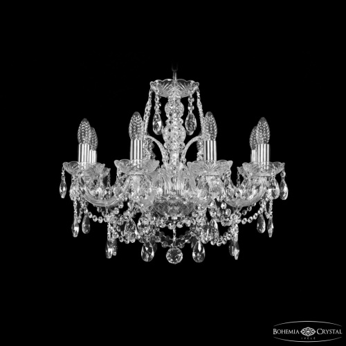 Люстра хрустальная 1411/8/195 Ni Bohemia Ivele Crystal (Богемия Ивеле Кристалл)