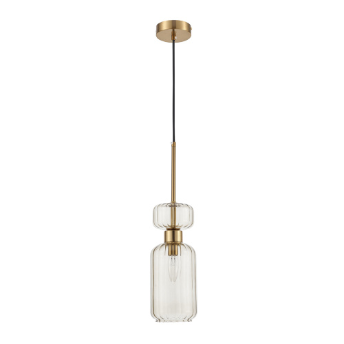 Подвесной светильник Escada 1141/1S E14*60W Antigue copper/Beige фото 2 Подвесной светильник Escada 1141/1S E14*60W Antigue copper/Beige фото 2