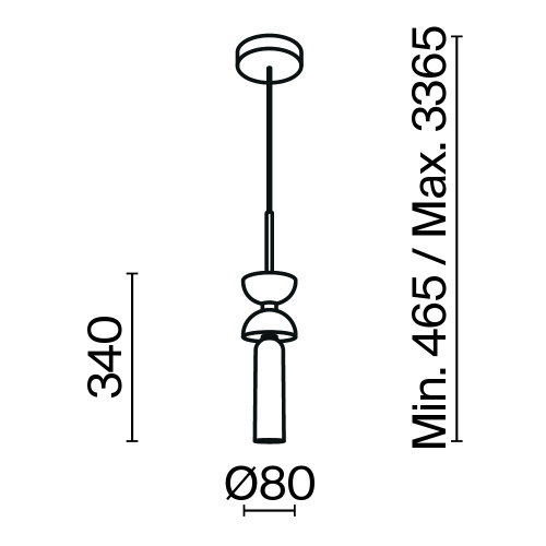 Подвесной светильник Maytoni MOD178PL-01GR фото 3