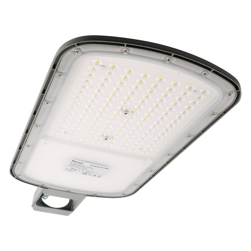 Светодиодный уличный консольный светильник Feron SP3070 80W 5000K AC90-300V, серый фото 10