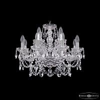 Люстра хрустальная 1411/8+4/195 Ni