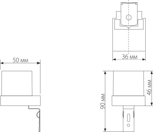 Датчик освещенности 1200W IP44 SNS L 06 фото 5 Датчик освещенности 1200W IP44 SNS L 06 фото 5