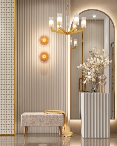 Люстра подвесная Moderli V11074-6P Brass фото 4