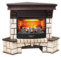 Электрокамин RealFlame Stone Coner AO античный дуб c Firestar 25,5
