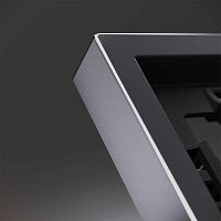 Рамка металлическая на 3 поста, S70 Metal (антрацит) Voltum VLSM120312