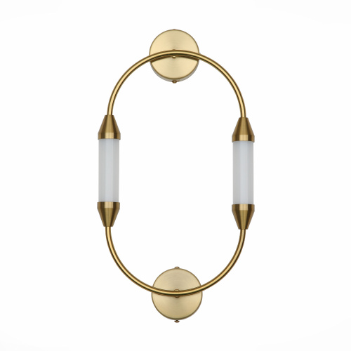 SL6004.301.02 Бра ST-Luce Латунь/Белый LED 2*4W 3000K OLBIA фото 4