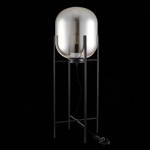 SL1050.725.01 Торшер ST-Luce Черный/Дымчатый E27 1*40W (из 2-х коробок) BURASCA фото 4