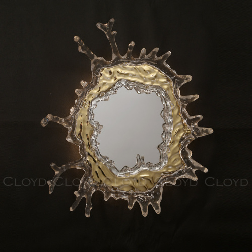 Зеркало Cloyd EVOKE-B Mirror / выс. 65 см - золото (арт.50150) фото 4