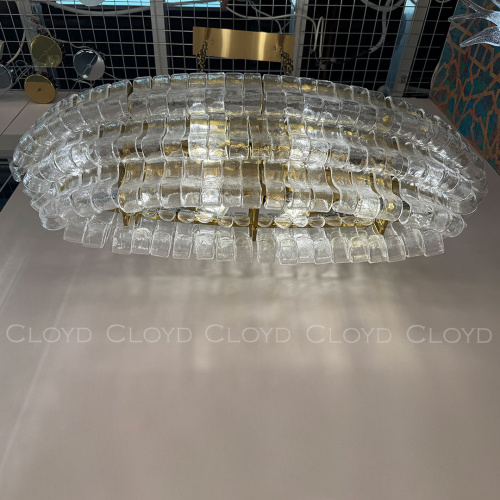 Люстра Cloyd NAMASTE C10 / шир. 100 см - латунь - прозрачн.стекло (арт.11690) фото 2