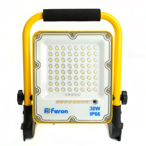 Светодиодный прожектор Feron LL-950 переносной с зарядным устройством IP66 30W 6400K фото 3