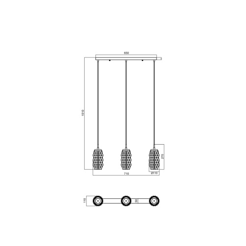Подвесной светильник Vele Luce Lily VL5583P23 фото 3