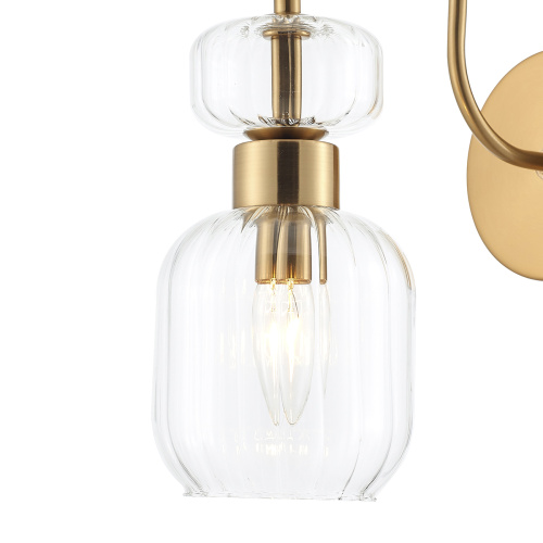 Настенный светильник Escada 1141/1A E14*60W Antigue copper/Clear фото 3
