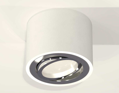 Комплект накладного светильника Ambrella light Techno Spot XS7510003 SWH/PSL белый песок/серебро полированное (C7510, N7003) фото 2