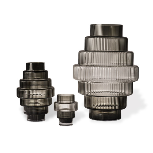 Ваза Steps Grey L фото 3