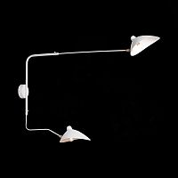 SL305.501.02 Светильник настенный ST-Luce Белый/Белый E27 2*60W SPRUZZO