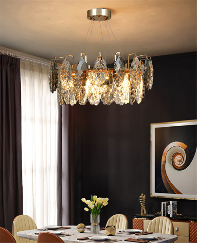 Люстра D8011P/R-600 gold/smoky фото 5 Люстра D8011P/R-600 gold/smoky фото 5