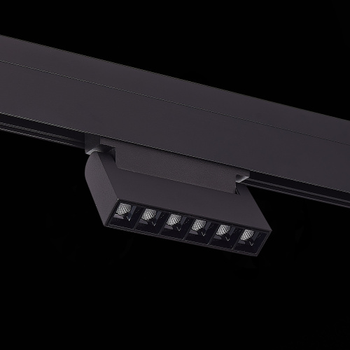 ST364.436.06 Магнитный трековый светильник Черный LED 1*6W 3000K 532Lm Ra>80 36° IP20 L120xW22xH108 SKYLINE 48 фото 5