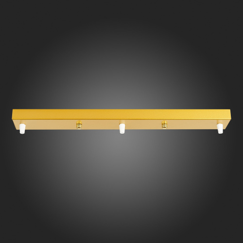 SL001.213.03 Потолочное крепление на 3 лампы (прямоугольное) ST-Luce Золотистый SL1 фото 2