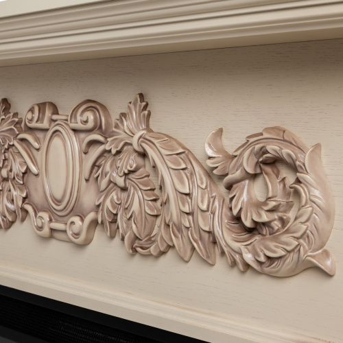 Каминокомплект SALFORD/ОЛИВА Бежевый дуб с серой патиной с очагом Электроочаг EPSILON/ЭПСИЛОН 33 фото 7