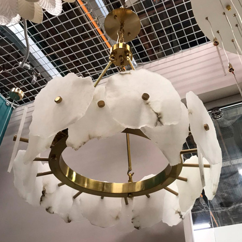 Люстра Cloyd KNOSS-A C1 / Ø60 см - алебастр - латунь (арт.10919) фото 3