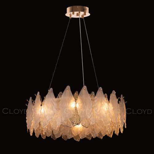 Люстра Cloyd SENEGAL-B C8 / Ø60 см - с золотыми листьями - золото (арт.10434) фото 5