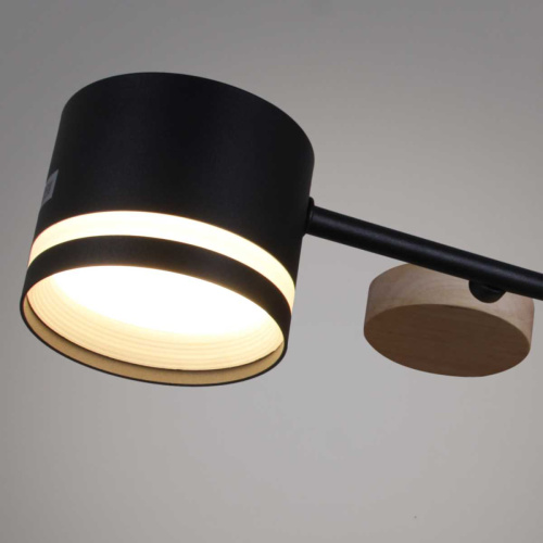 Люстра Reluce 68730-0.3-08 GX53 BK+WOOD фото 3