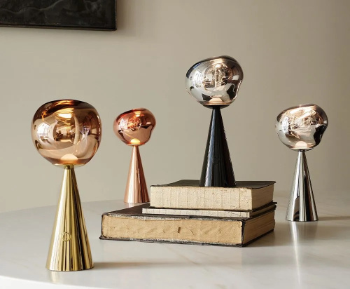 Настольная лампа Melt silver фото 3