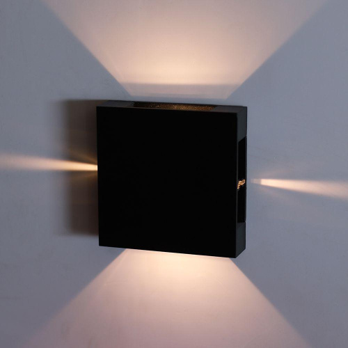 Уличный настенный светодиодный светильник Arte Lamp Algol A1445AL-4BK фото 6