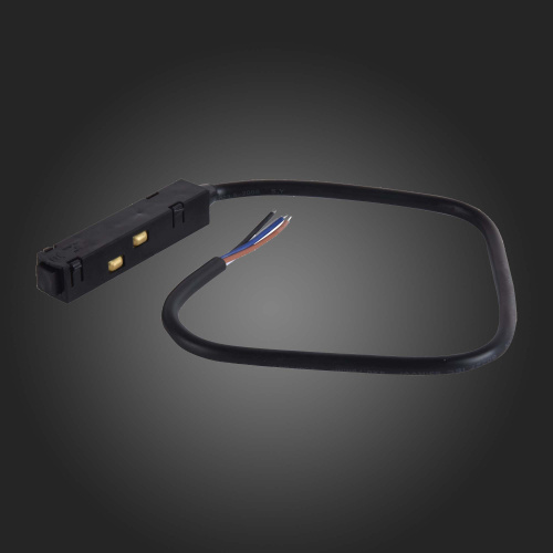 ST006.429.00 Ввод питания для магнитного шинопровода  ST-Luce Черный SKYLINE 48 фото 2