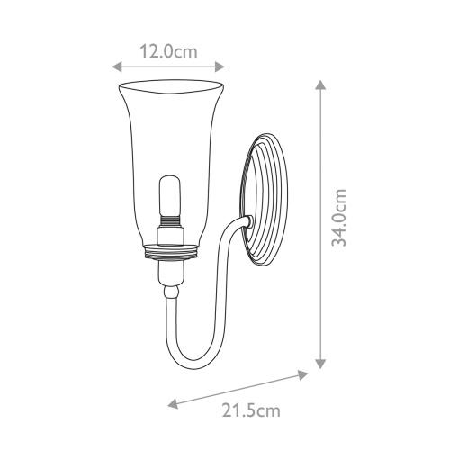 Бра для ванных комнат Elstead Interior, Арт. BATH-BLAKE2-PC фото 2