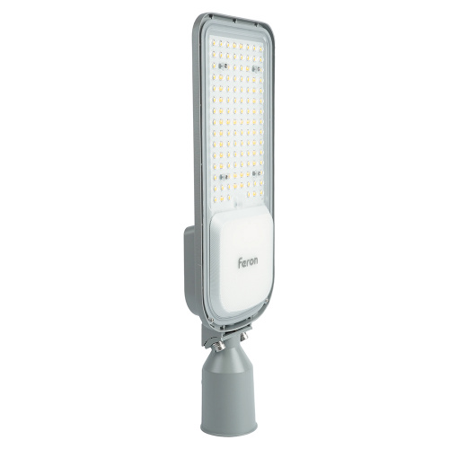Светодиодный уличный консольный светильник Feron SP3050 80W 4000K 230V, серый фото 4
