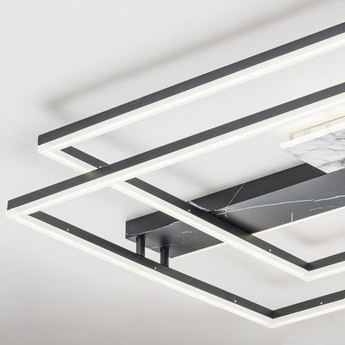 Потолочный светильник Escada 10250/2 LED*205W Black/White marble фото 5