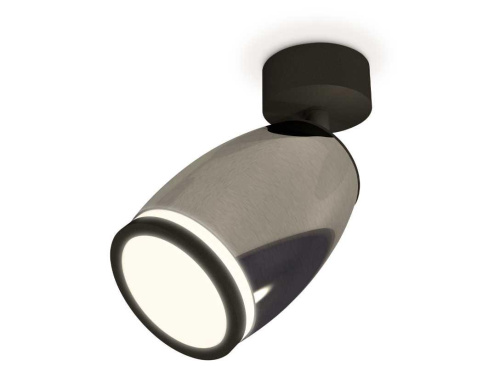 Комплект накладного светильника Ambrella light Techno Spot XM1123004 DCH/SBK/FR черный хром/черный песок/белый матовый (A2210, C1123, N7121)
