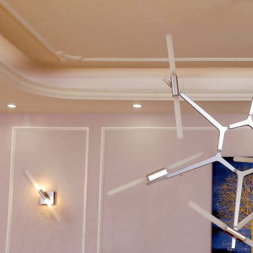 SL947.101.02 Бра ST-Luce Серебристый/Белый G9 2*5W LACONICITA фото 7