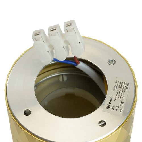 Светильник потолочный Feron HL388 Barrel PRISM GX53 12W 230V, золото фото 6