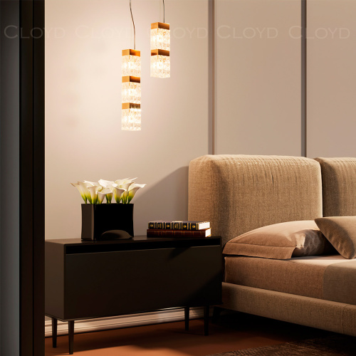 Подвесной светильник Cloyd CORUND-A P2 / выс. 30 см - латунь (арт.10682) фото 3