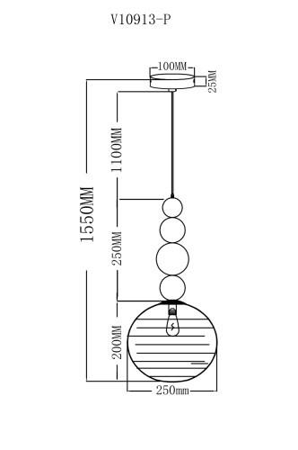 Светильник подвесной Moderli V10913-P Arti фото 7