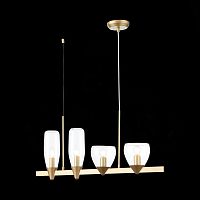 SL1119.203.04 Светильник подвесной ST-Luce Золотистый/Прозрачный E14 4*40W TENERESA